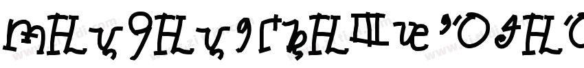 Tensentype RuiHeiJ W字体转换
